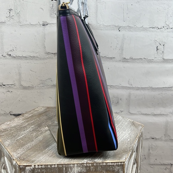 Fossil Sydney Tote Black Stripe - Picture 6 of 10